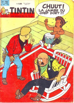 Tintin : Journal Des Jeunes De 7 A 77 Ans 758
