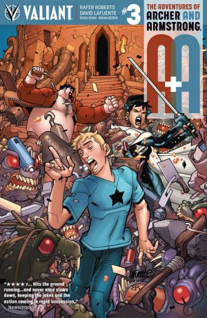 couverture, jaquette A+A - Les aventures d’Archer et Armstrong 3 Issues V1 (2016 - 2017) (Valiant Comics) Comics