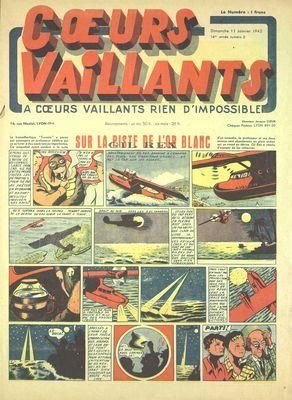 Coeurs vaillants édition Année 1942 - Vaillant