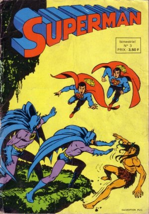 couverture, jaquette Superman 3  - Le mal au paradis !Kiosque (1975 - 1976) (Sagédition) Comics