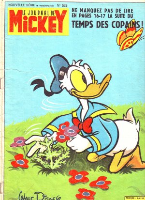 couverture, jaquette Le journal de Mickey 532  (Disney) Magazine