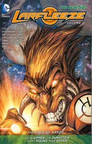 couverture, jaquette Larfleeze 2  - The Face Of GreedTPB Softcover (souple) - Issues V1 (DC Comics) Comics