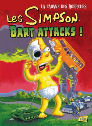 couverture, jaquette Les Simpson - La cabane de l'horreur 7  - Bart Attacks ! (jungle) Comics