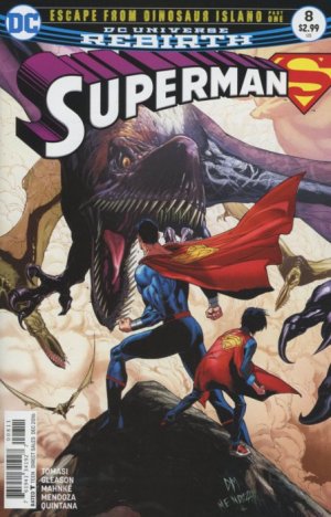 couverture, jaquette Superman 8  - Return To Dinosaur Island - part oneIssues V4 (2016 - 2018) (DC Comics) Comics