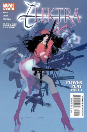 couverture, jaquette Elektra 25  - Power Play - Part OneIssues V3 (2001 - 2004) (Marvel) Comics