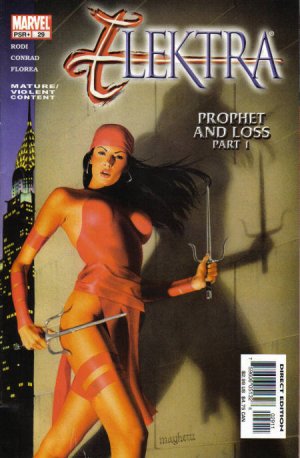 couverture, jaquette Elektra 29  - Prophet and Loss - Part OneIssues V3 (2001 - 2004) (Marvel) Comics