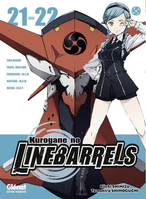 couverture, jaquette Kurogane no Linebarrels 21.22  (Glénat Manga) Manga