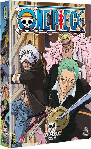 couverture, jaquette One Piece 6 DVD - Saison 13 - Dressrosa (Kana home video) Série TV animée