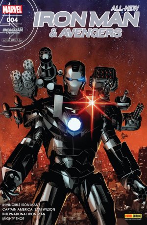 All-New Iron Man & Avengers 4 - couverture régulière : 2/2 (Mike Deodato Jr – tirage 50%)