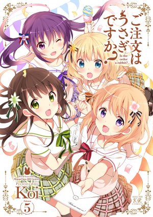 couverture, jaquette Gochûmon wa Usagi Desu ka 5  (Houbunsha) Manga