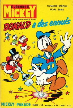 couverture, jaquette Mickey Parade 7  - Donald a des ennuis (824 Bis) (Disney Hachette Presse) Périodique