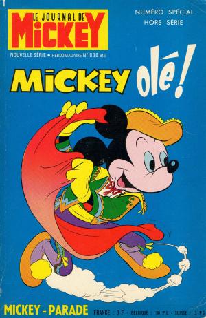 couverture, jaquette Mickey Parade 8  - Mickey olé! (838 Bis) (Disney Hachette Presse) Périodique