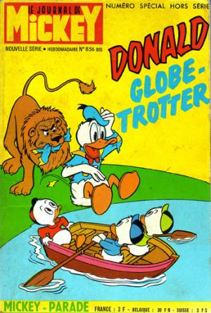 couverture, jaquette Mickey Parade 10  - Donald globe-trotter (856 bis) (Disney Hachette Presse) Périodique