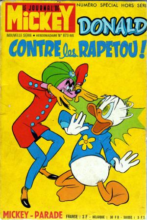 couverture, jaquette Mickey Parade 11  - Donald contre les Rapetou! (873 Bis) (Disney Hachette Presse) Périodique