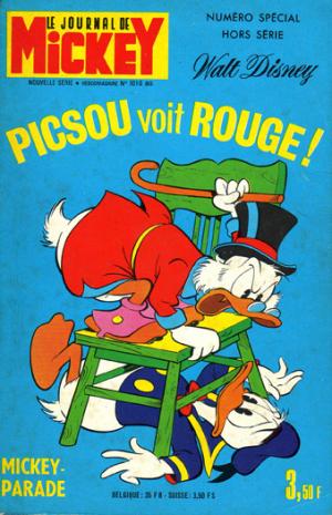 couverture, jaquette Mickey Parade 22  - Picsou voit rouge ! (1016 Bis) (Disney Hachette Presse) Périodique
