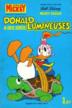 couverture, jaquette Mickey Parade 25  - Donald a des idées lumineuses (1055 bis) (Disney Hachette Presse) Périodique