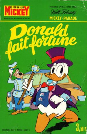 couverture, jaquette Mickey Parade 28  - Donald fait fortune (1091 bis) (Disney Hachette Presse) Périodique