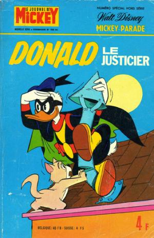 couverture, jaquette Mickey Parade 35  - Donald le justicier (1166 bis) (Disney Hachette Presse) Périodique