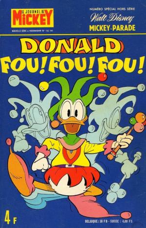 couverture, jaquette Mickey Parade 37  - Donald fou! fou! fou! (1182 bis) (Disney Hachette Presse) Périodique