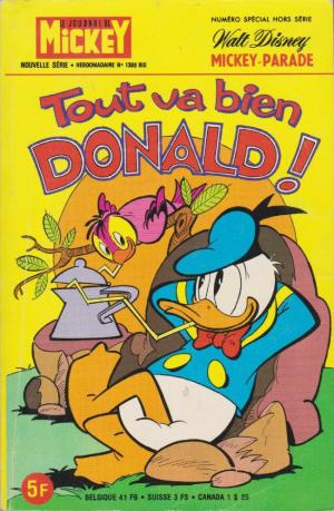 couverture, jaquette Mickey Parade 62  - Tout va bien Donald ! (1398 bis) (Disney Hachette Presse) Périodique