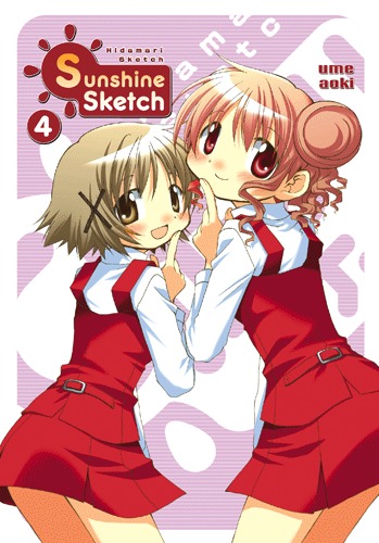 couverture, jaquette Hidamari Sketch 4 USA (Yen Press) Manga