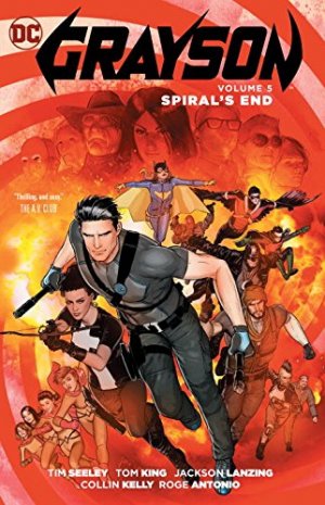 couverture, jaquette Grayson 5  - Spyral's EndTPB softcover (souple) (DC Comics) Comics