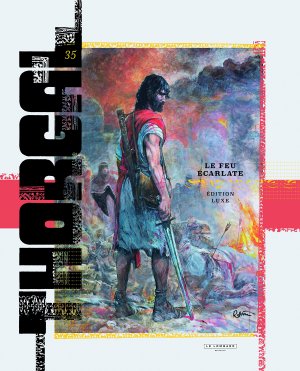 couverture, jaquette Thorgal 35  - Le feu écarlate édition luxedeluxe (le lombard) BD