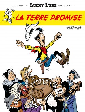 couverture, jaquette Les aventures de Lucky Luke 7  - La terre promise (Lucky comics) BD