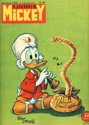 couverture, jaquette Le journal de Mickey 307  (Disney) Magazine