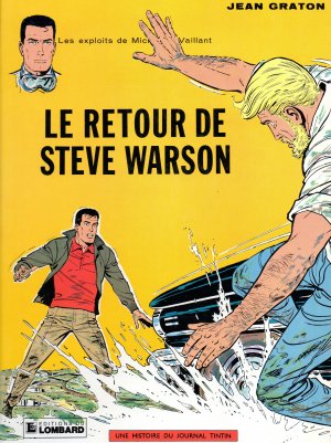 couverture, jaquette Michel Vaillant 9  - Le Retour de Steve Warson (editions du lombard) BD