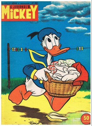couverture, jaquette Le journal de Mickey 363  (Disney) Magazine
