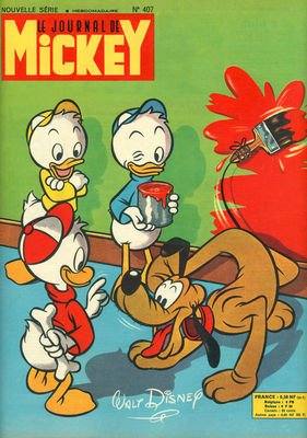 couverture, jaquette Le journal de Mickey 407  (Disney) Magazine