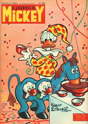 couverture, jaquette Le journal de Mickey 409  (Disney) Magazine