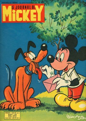 couverture, jaquette Le journal de Mickey 421  (Disney) Magazine