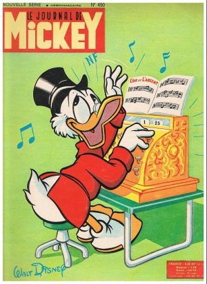 couverture, jaquette Le journal de Mickey 450  (Disney) Magazine