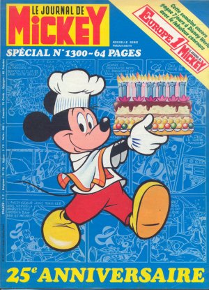 couverture, jaquette Le journal de Mickey 1300  (Disney) Magazine