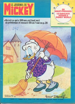 couverture, jaquette Le journal de Mickey 1294  (Disney) Magazine