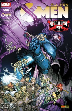 couverture, jaquette X-Men - All-New X-Men 6  - couverture régulière : 1/2 (Humberto Ramos – tirage 50%)Kiosque V6 (2016 - 2017) (Panini Comics) Comics