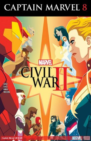 Captain Marvel # 8 Issues V10 (2016 - 2017)