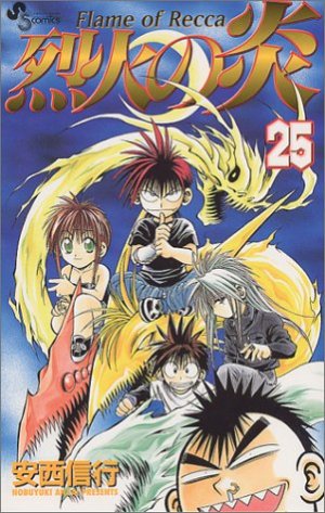 couverture, jaquette Flame of Recca 25  (Shogakukan) Manga