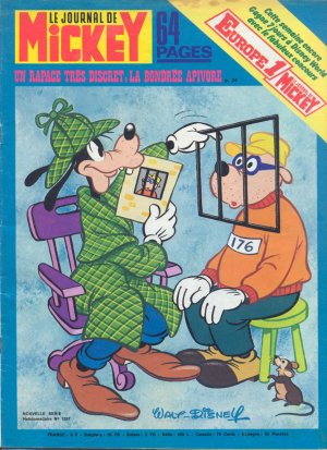 couverture, jaquette Le journal de Mickey 1297  (Disney) Magazine