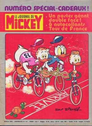 couverture, jaquette Le journal de Mickey 1357  (Disney) Magazine