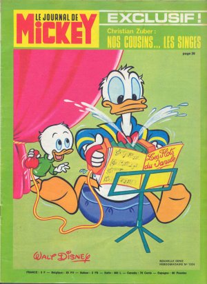 couverture, jaquette Le journal de Mickey 1324  (Disney) Magazine