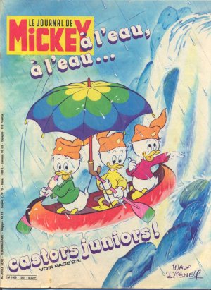 couverture, jaquette Le journal de Mickey 1531  (Disney) Magazine