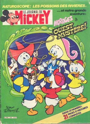 couverture, jaquette Le journal de Mickey 1550  (Disney) Magazine