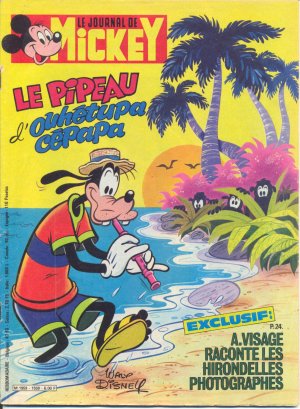 couverture, jaquette Le journal de Mickey 1559  (Disney) Magazine