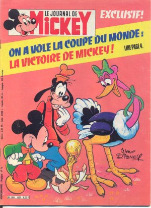 couverture, jaquette Le journal de Mickey 1567  (Disney) Magazine
