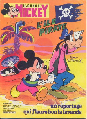 couverture, jaquette Le journal de Mickey 1571  (Disney) Magazine