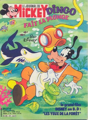couverture, jaquette Le journal de Mickey 1577  (Disney) Magazine
