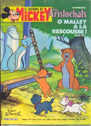 couverture, jaquette Le journal de Mickey 1585  (Disney) Magazine